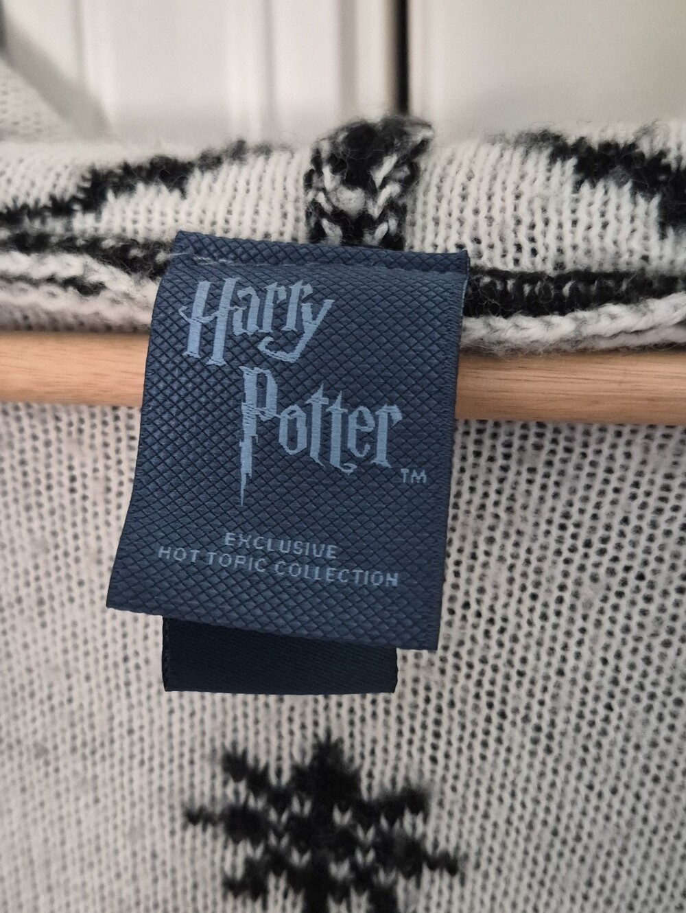 Harry Potter Symbols Hooded Flyaway Cardigan Open Front Hooded Cardigan Gothic - Picture 6 of 9